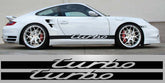 Porsche Turbo Side Stripes